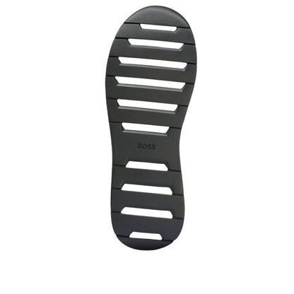 White - Pack Shot - Boss Mens Titanium Leather Running Trainers