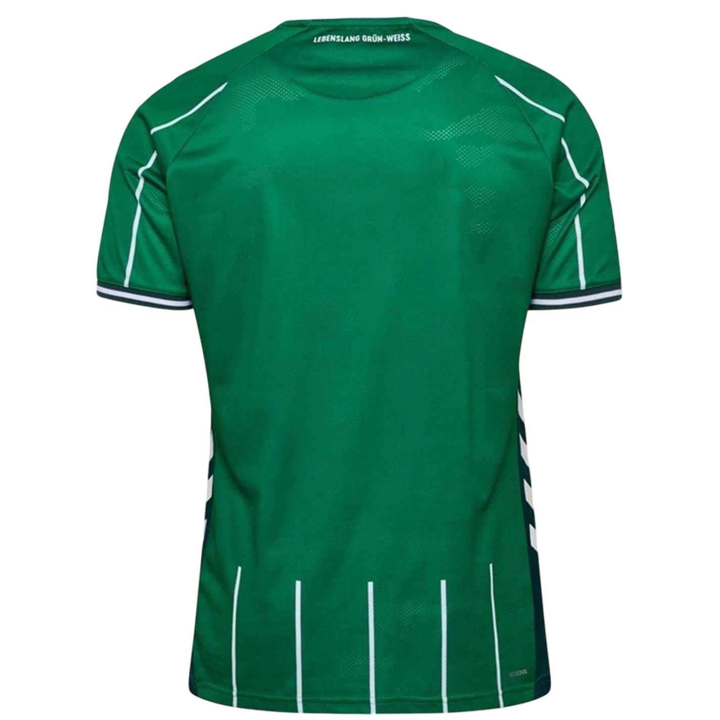 Green-White - Back - Hummel Unisex Adult 2025-2026 SV Werder Bremen Football Shirt