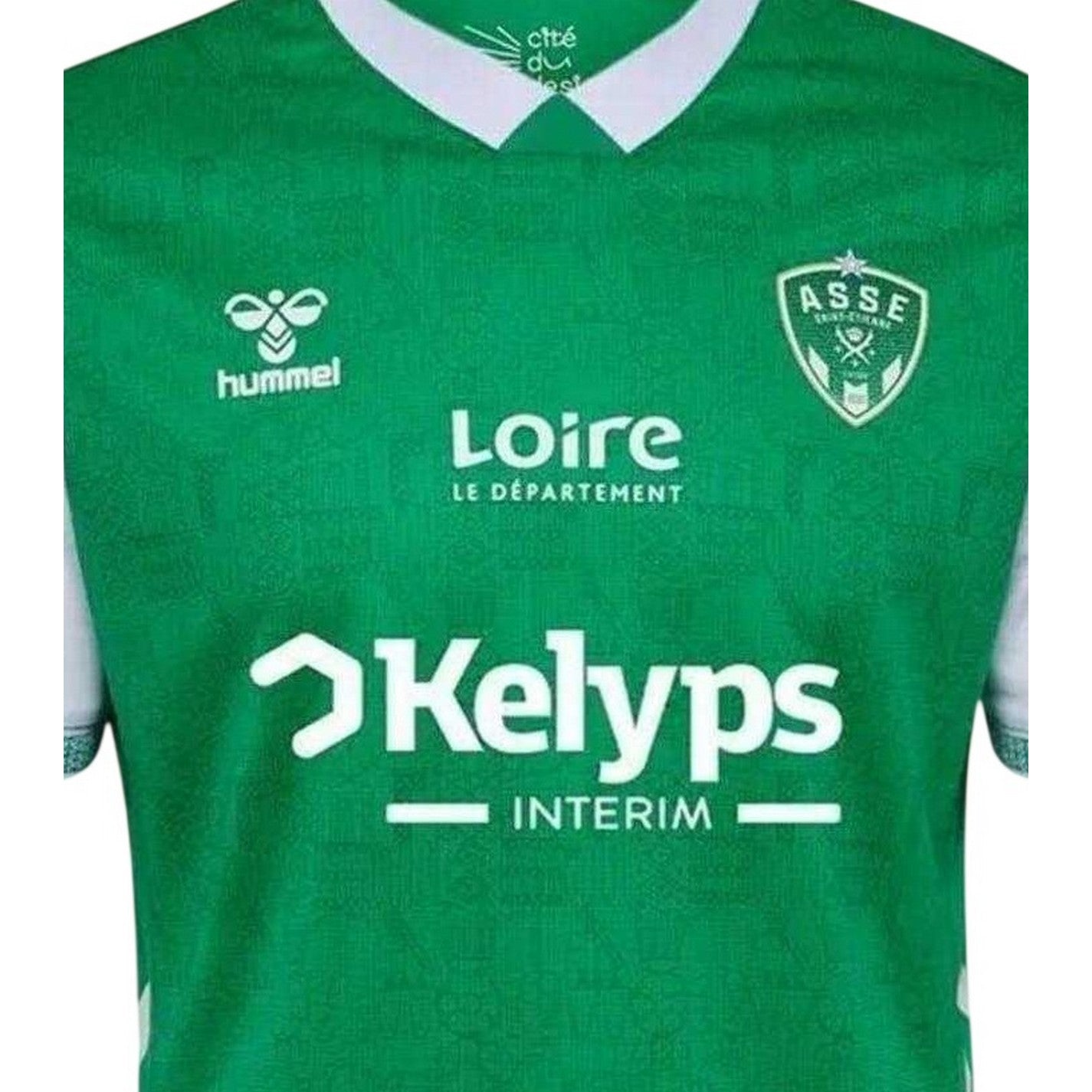 Green - Side - Hummel Mens 2025-2026 AS Saint-Étienne Home Shirt