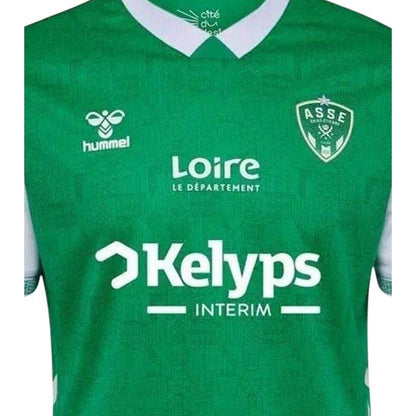 Green - Side - Hummel Mens 2025-2026 AS Saint-Étienne Home Shirt