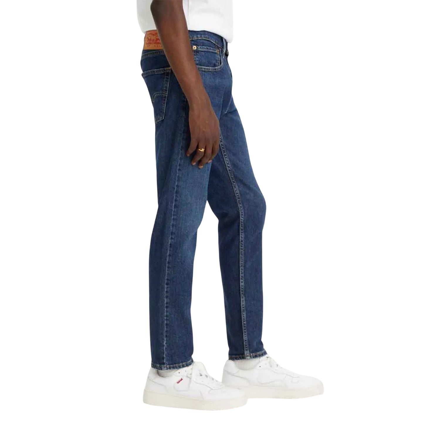 Indigo - Side - Levis Mens 512 Mint Condition Adv Slim Tapered Jeans
