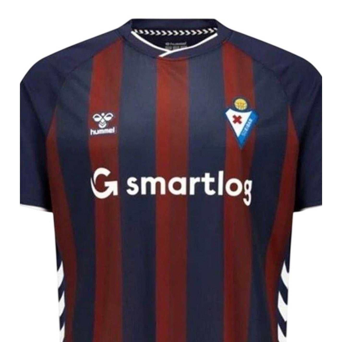 Blue - Side - Hummel Unisex Adult 2025-2026 SD Eibar Home Shirt
