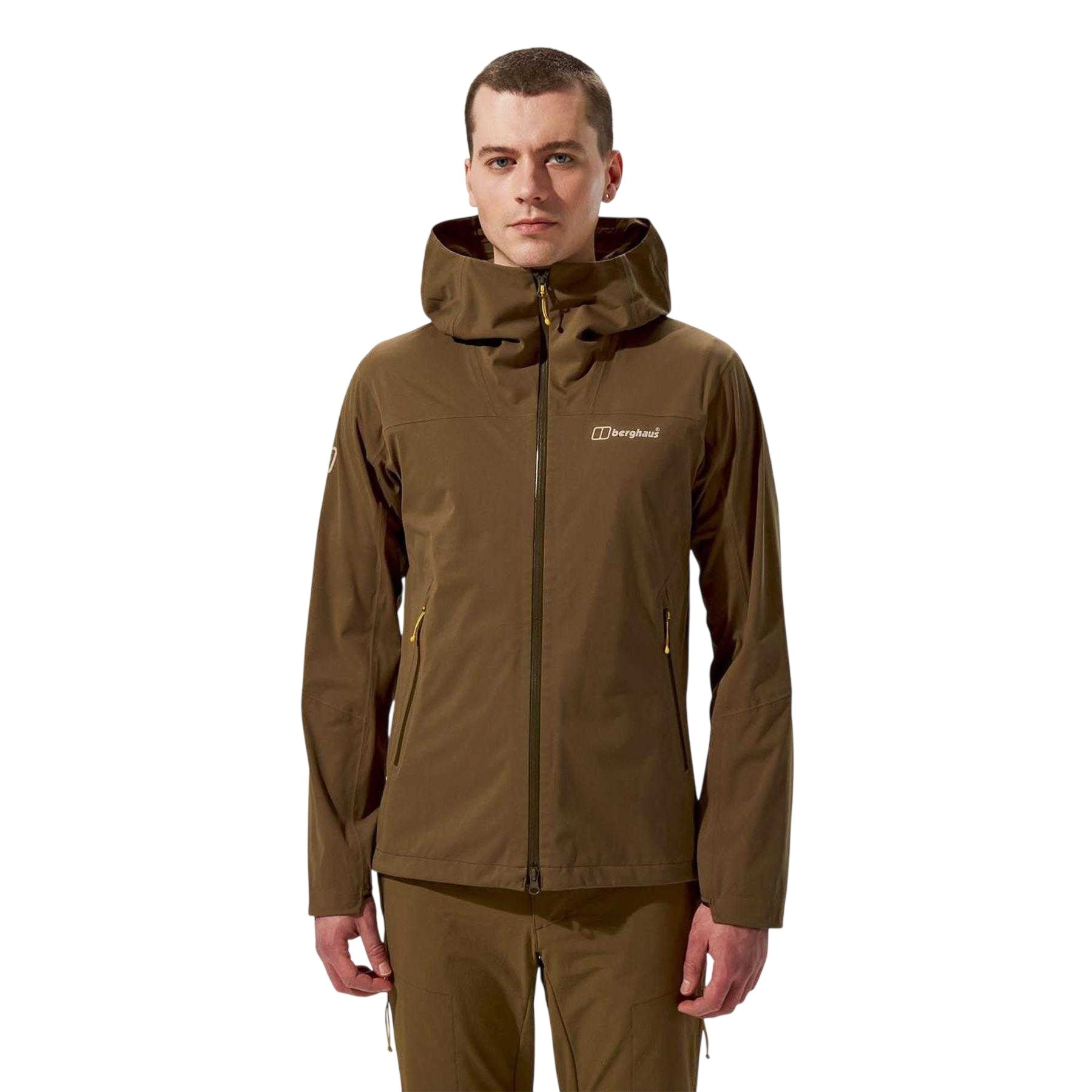 Brown - Side - Berghaus Mens Roamer Soft Shell Jacket
