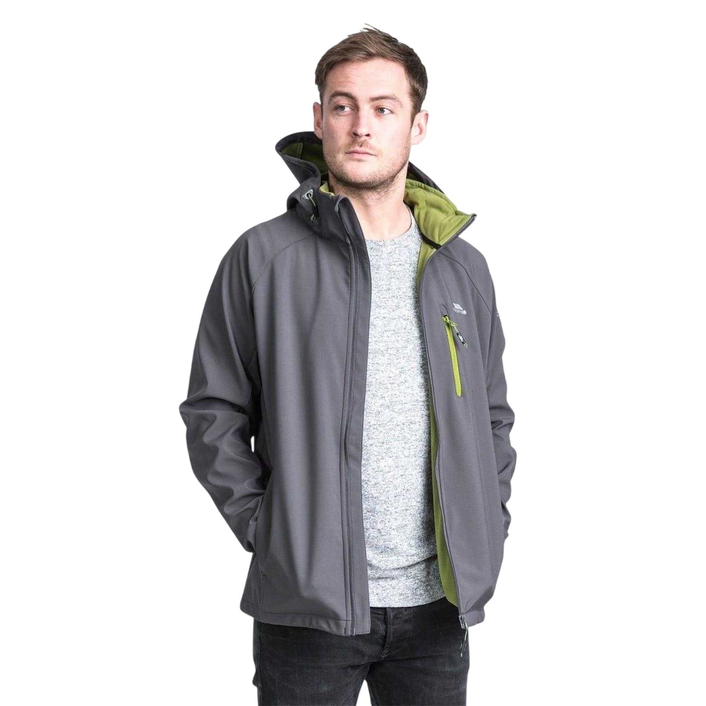 Carbon - Side - Trespass Mens Nider Hooded Soft Shell Jacket