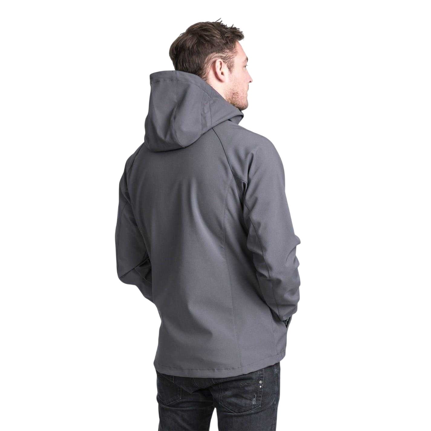 Carbon - Lifestyle - Trespass Mens Nider Hooded Soft Shell Jacket
