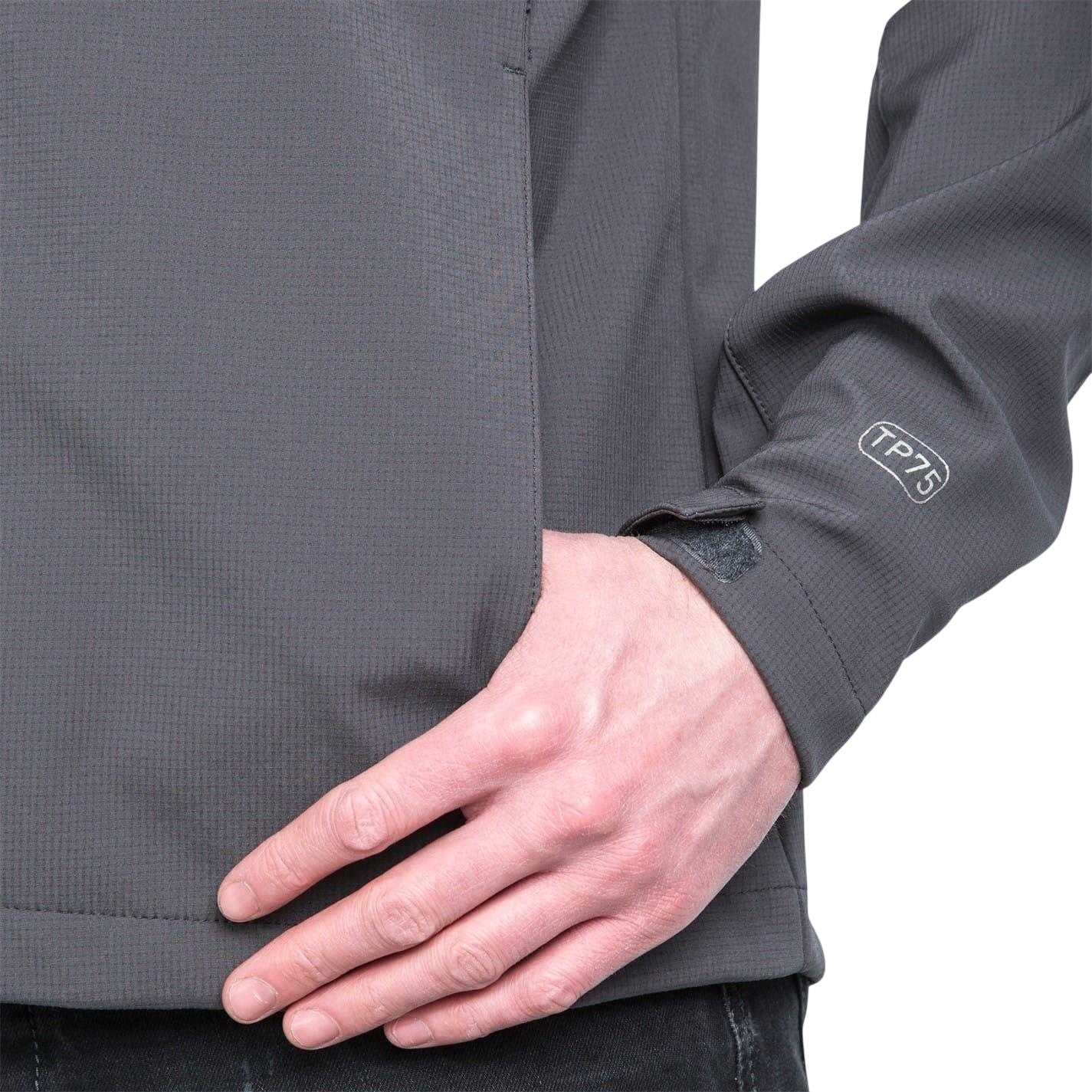 Carbon - Pack Shot - Trespass Mens Nider Hooded Soft Shell Jacket