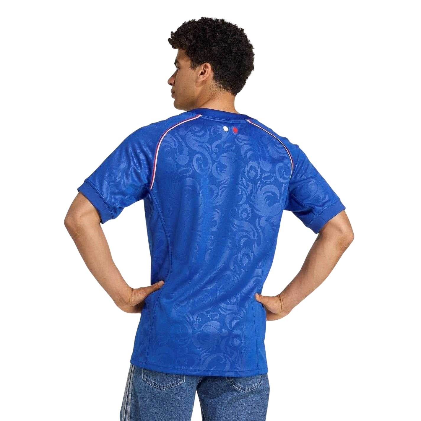 Team Royal Blue - Lifestyle - Adidas Unisex Adult 2025 France FFR Home Shirt
