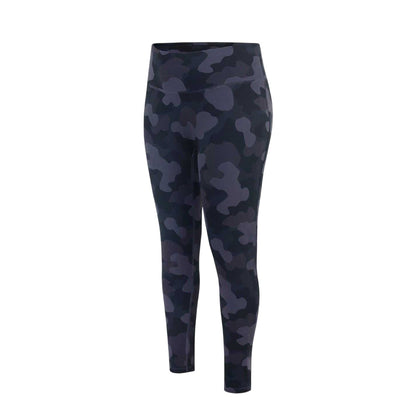 Black Camo - Side - Miso Womens-Ladies Leopard Print Leggings