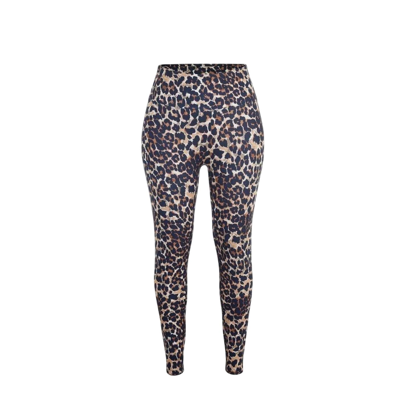 Leopard - Front - Miso Womens-Ladies Leopard Print Leggings