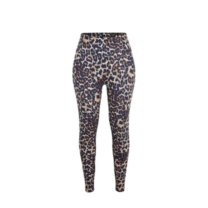 Leopard - Front - Miso Womens-Ladies Leopard Print Leggings