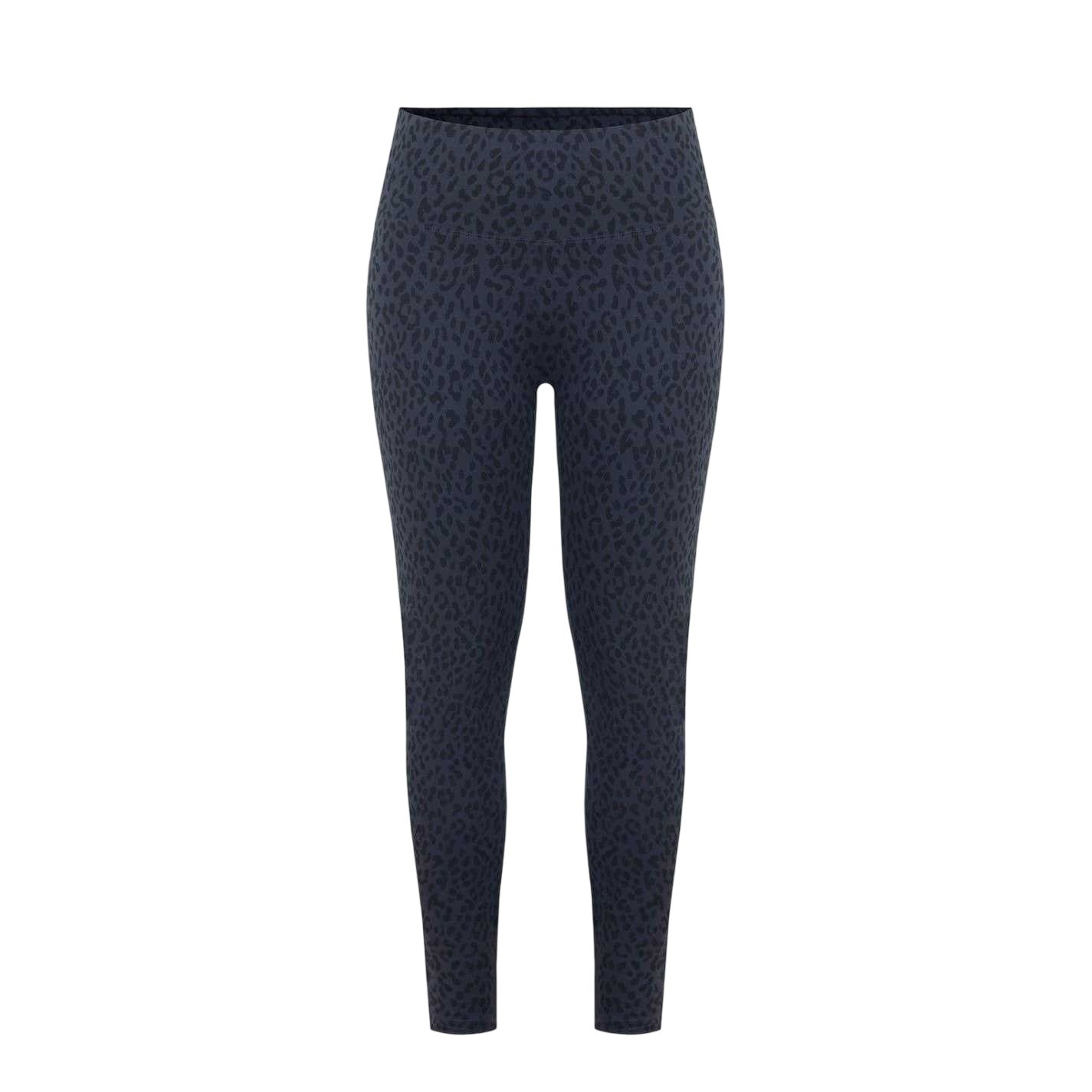 Animalier-Black - Front - Miso Womens-Ladies Leopard Print Leggings