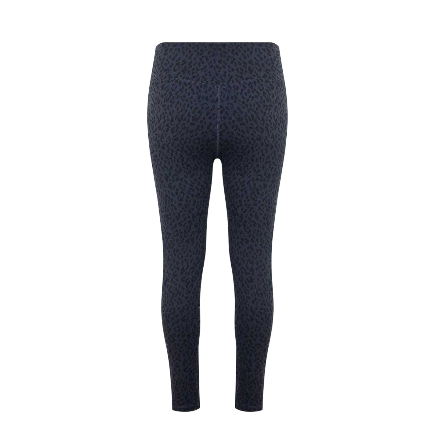 Animalier-Black - Back - Miso Womens-Ladies Leopard Print Leggings