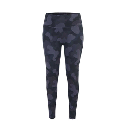 Black Camo - Front - Miso Womens-Ladies Leopard Print Leggings