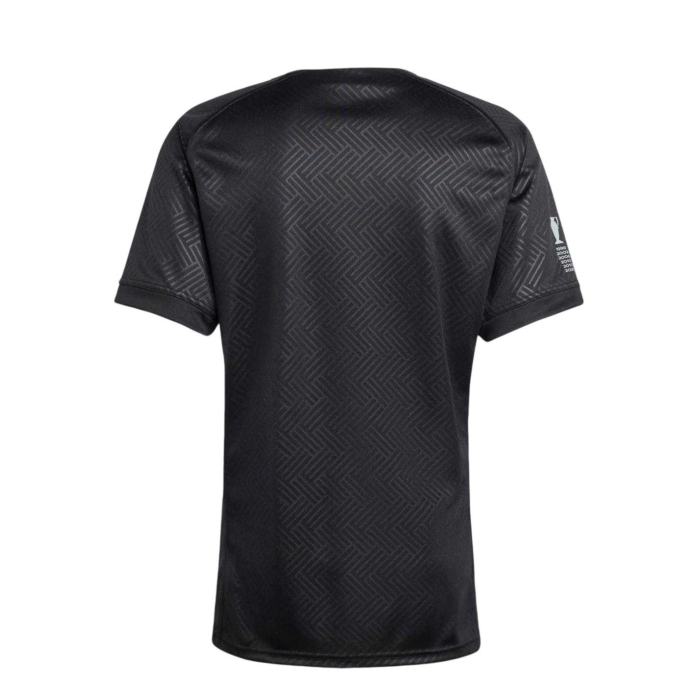 All Black - Back - Adidas Mens 2025 Black Ferns Rugby Jersey