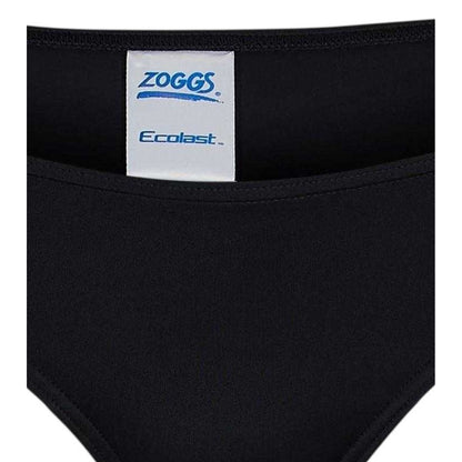 Black - Side - Zoggs Womens-Ladies Siena Swim Briefs