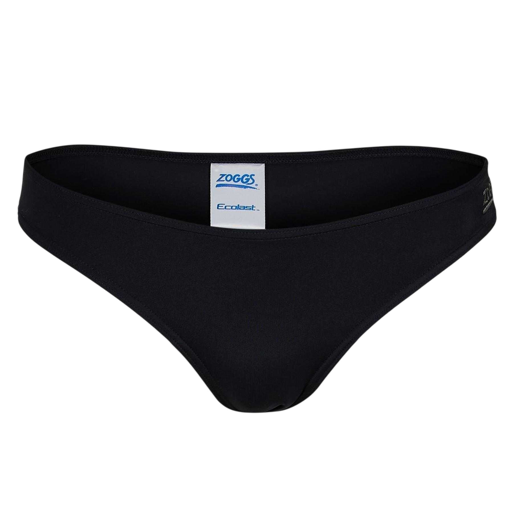 Black - Front - Zoggs Womens-Ladies Siena Swim Briefs