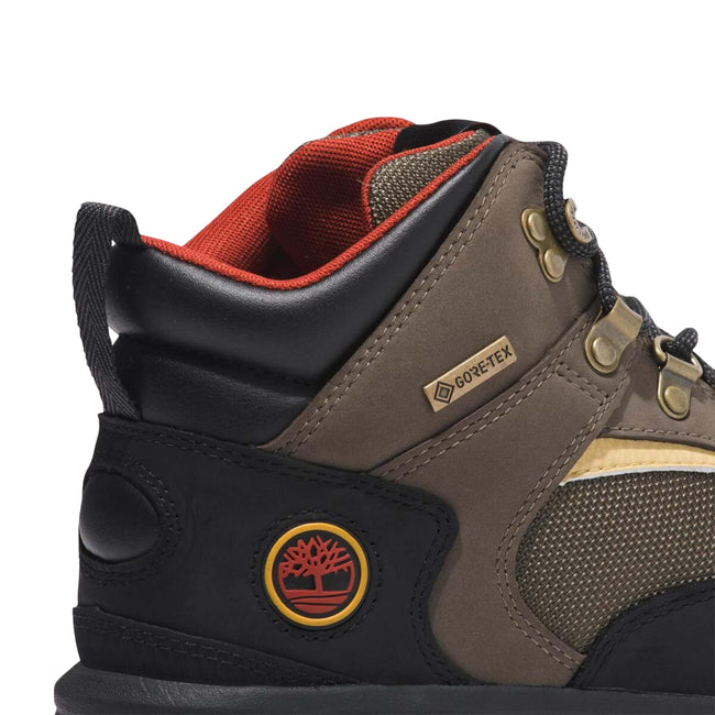 Brown - Close up - Timberland Mens Mt Lincoln GORE-TEX Lace Up Hiking Boots