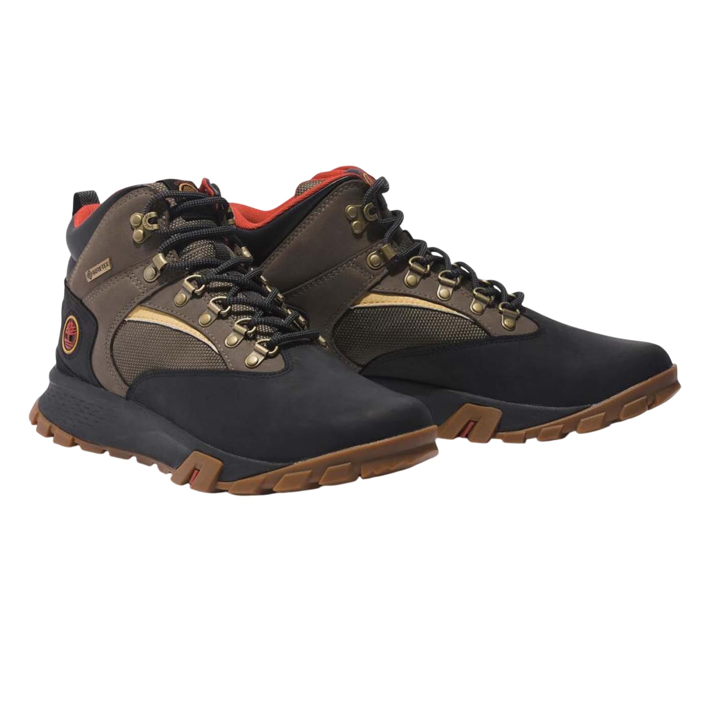 Brown - Front - Timberland Mens Mt Lincoln GORE-TEX Lace Up Hiking Boots