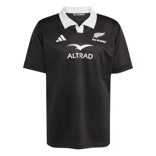 All Black - Front - Adidas Unisex Adult 2025 New Zealand All Blacks Rugby Shirt