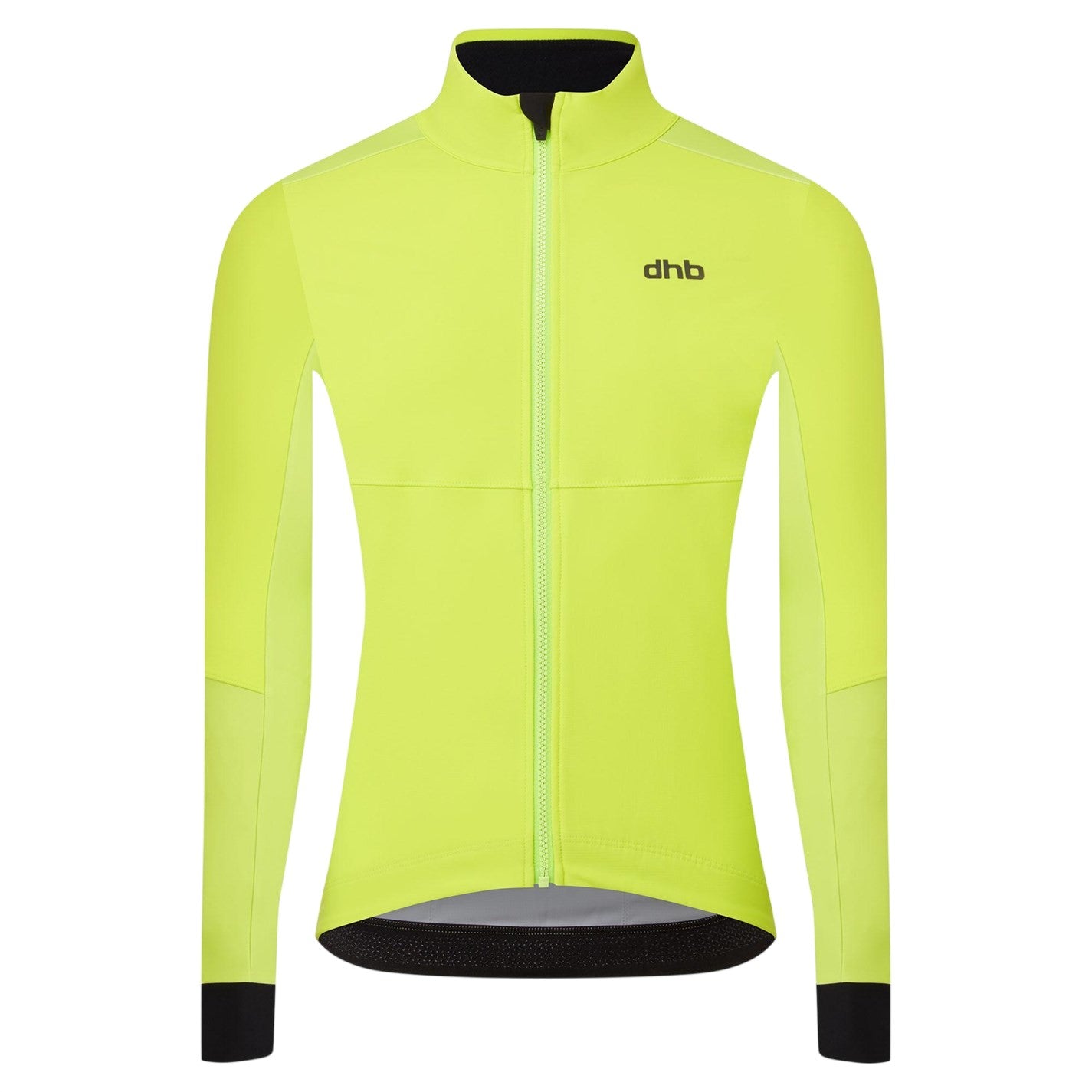 Acid Lime - Front - dhb Mens Aeron 2.0 Cycling Jacket