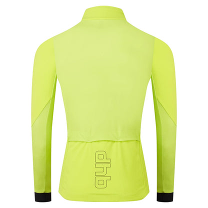 Acid Lime - Back - dhb Mens Aeron 2.0 Cycling Jacket