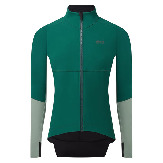 Green - Front - dhb Mens Aeron 2.0 Cycling Jacket