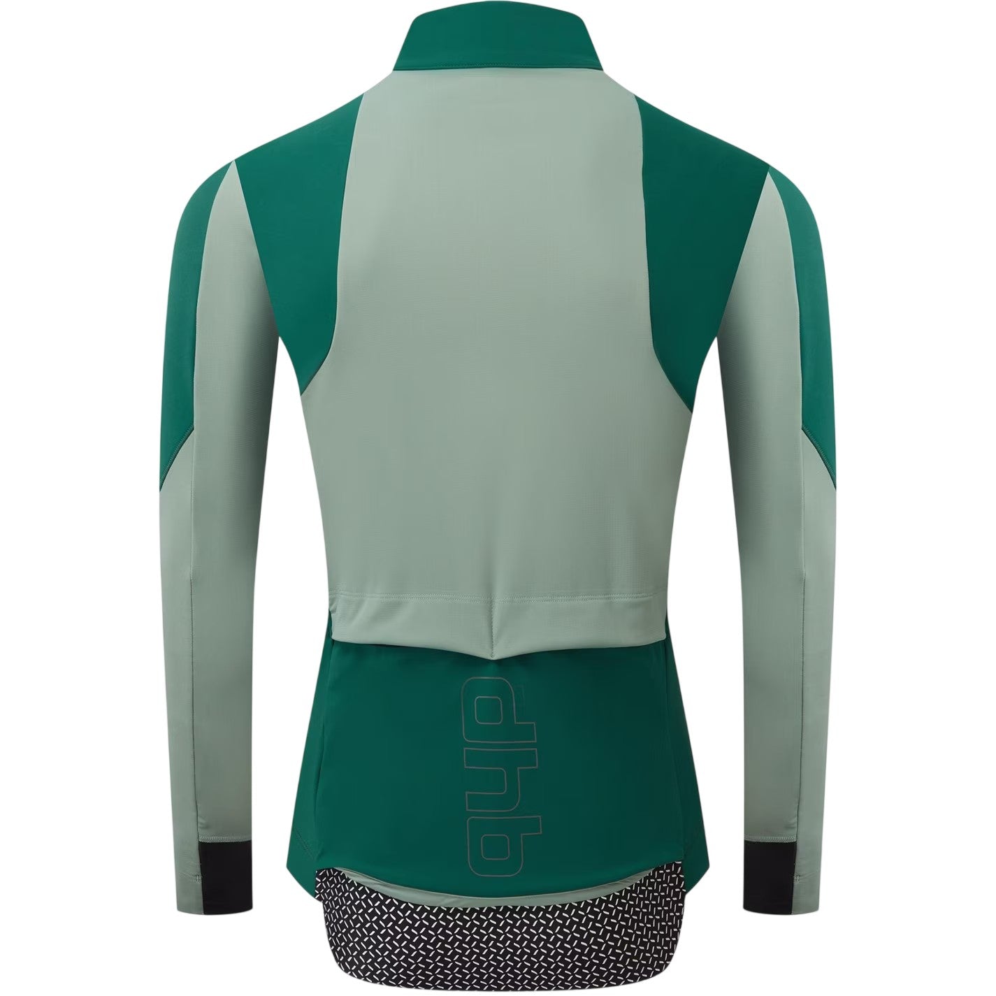 Green - Back - dhb Mens Aeron 2.0 Cycling Jacket