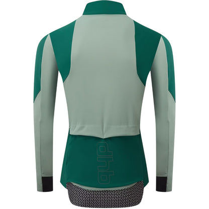 Green - Back - dhb Mens Aeron 2.0 Cycling Jacket