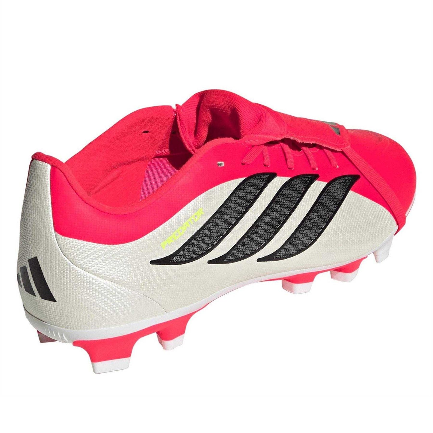 Red-White - Back - Adidas Mens Predator Firm Ground Football Boots