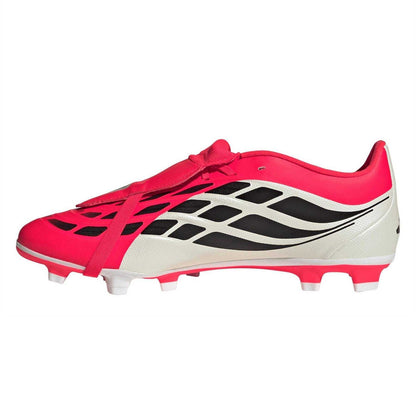 Red-White - Side - Adidas Mens Predator Firm Ground Football Boots