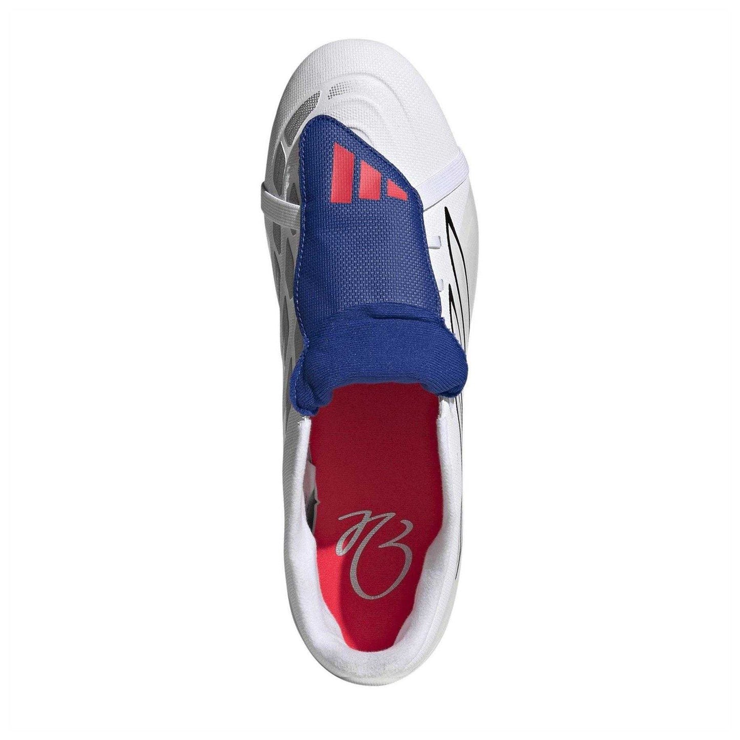 White-Blue - Lifestyle - Adidas Mens Predator Firm Ground Football Boots