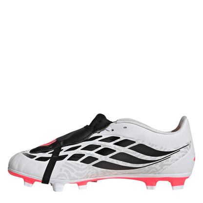 White-Coral - Side - Adidas Mens Predator Firm Ground Football Boots