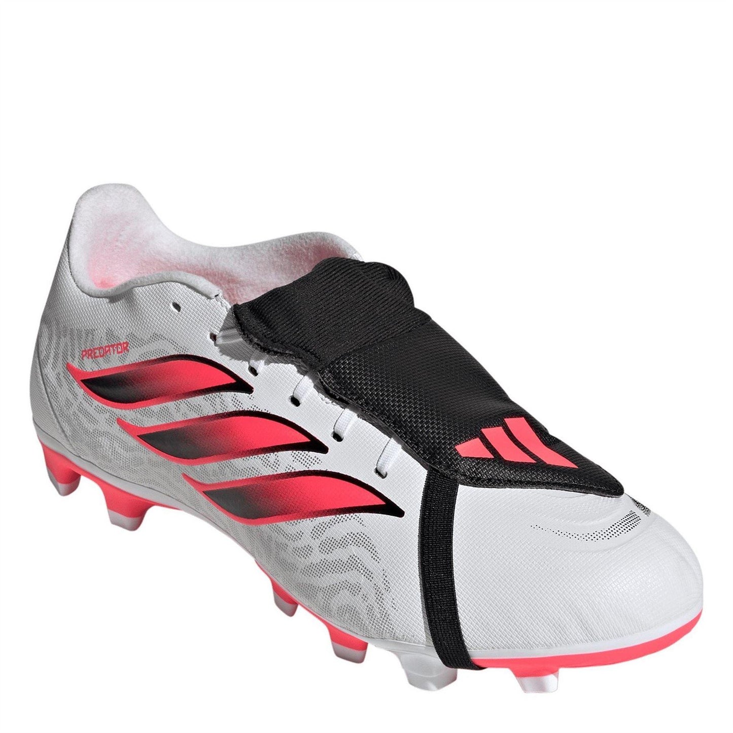 White-Coral - Lifestyle - Adidas Mens Predator Firm Ground Football Boots