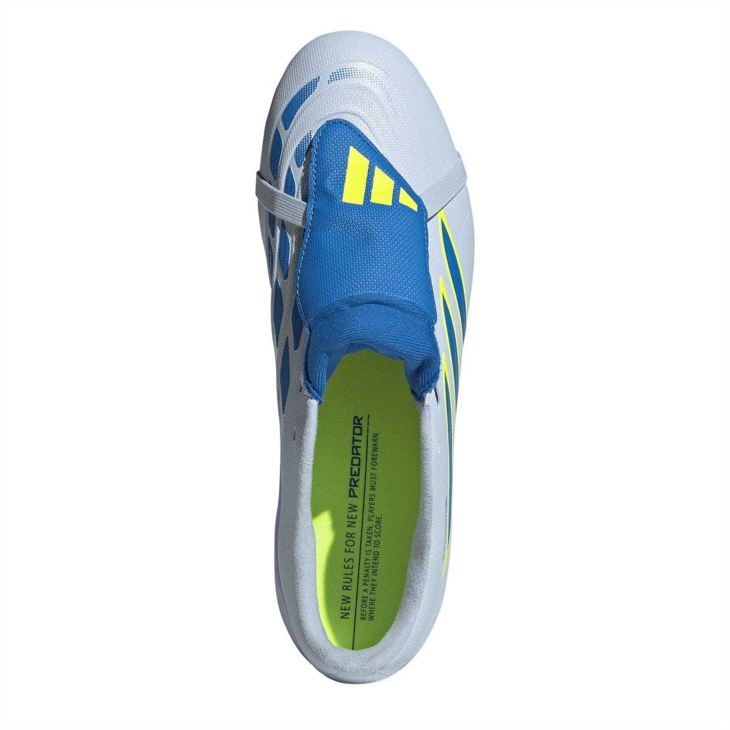 Blue-Yellow - Lifestyle - Adidas Mens Predator Firm Ground Football Boots
