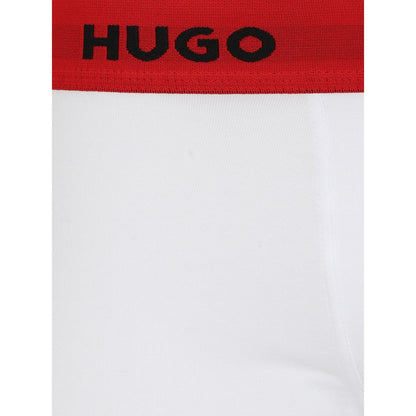 Black-Red-White - Lifestyle - Hugo Mens Boxer Briefs (Pack of 3)
