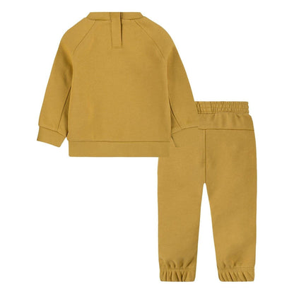 Golden Wheat - Back - Nike Baby Crew Neck Long-Sleeved Co-ord Set