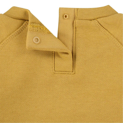 Golden Wheat - Side - Nike Baby Crew Neck Long-Sleeved Co-ord Set