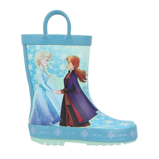 Blue - Front - Frozen Childrens-Kids Wellington Boots