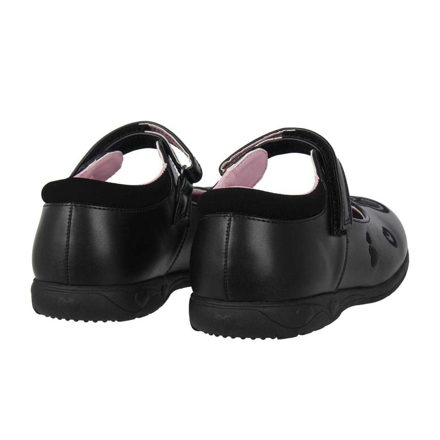 Black - Back - Miso Girls Suede Mary Janes