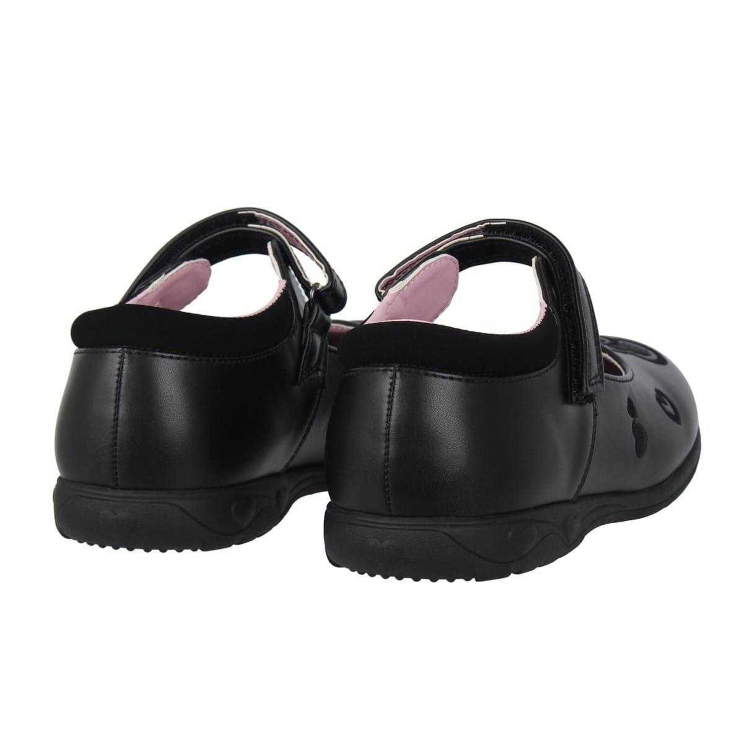 Black - Back - Miso Girls Suede Mary Janes