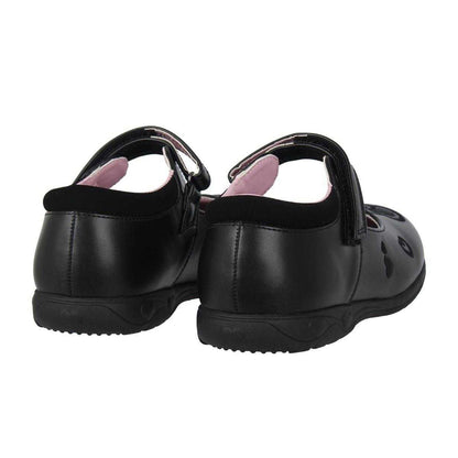 Black - Back - Miso Girls Suede Mary Janes