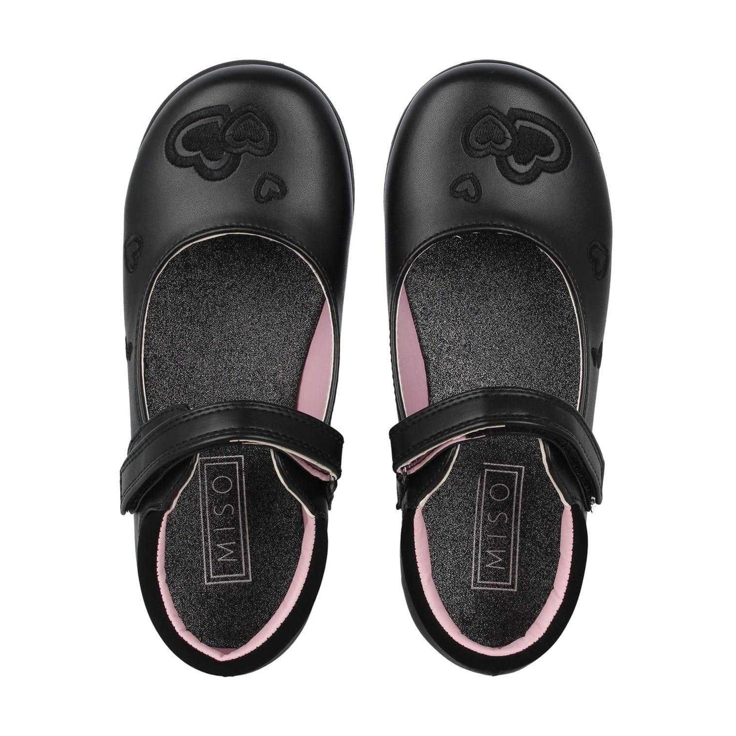 Black - Lifestyle - Miso Girls Suede Mary Janes