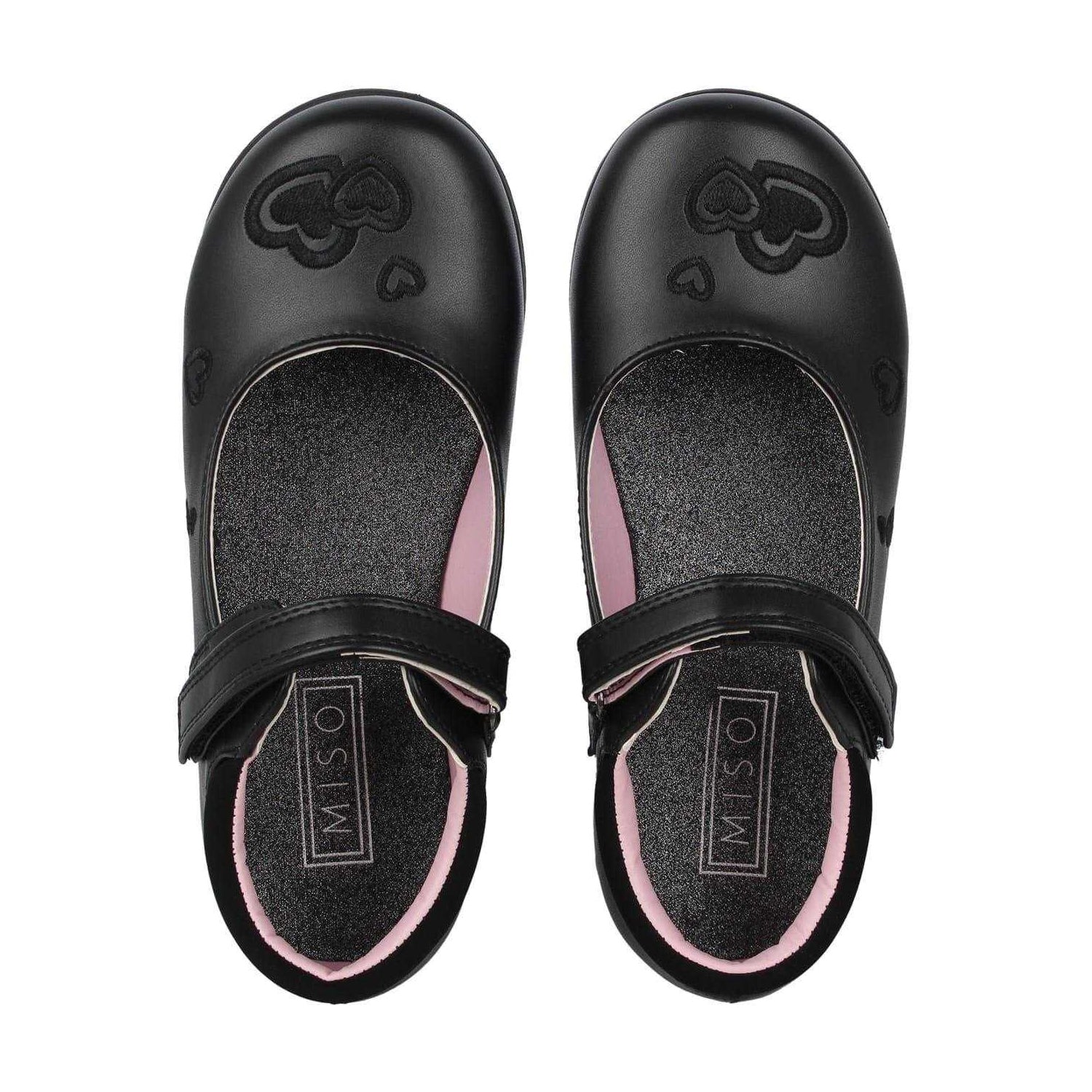 Black - Lifestyle - Miso Girls Suede Mary Janes
