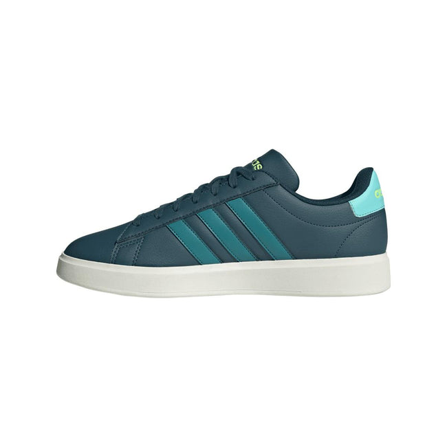 Turquoise - Pack Shot - Adidas Mens Grand Court 2.0 Trainers
