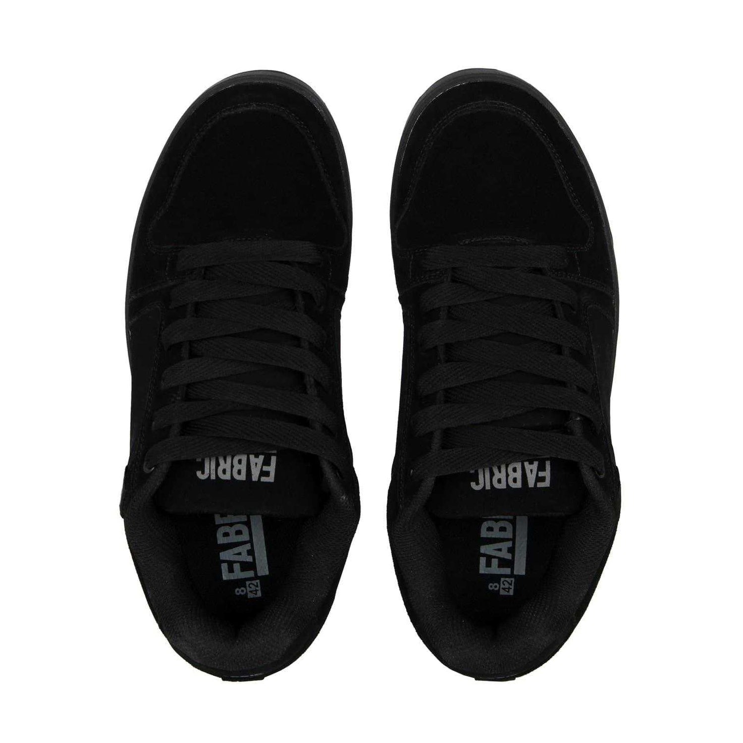 Black - Lifestyle - Fabric Mens Ollie Leather Flat Skate Shoes