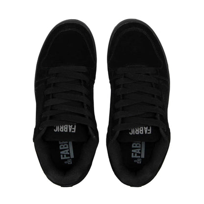 Black - Lifestyle - Fabric Mens Ollie Leather Flat Skate Shoes