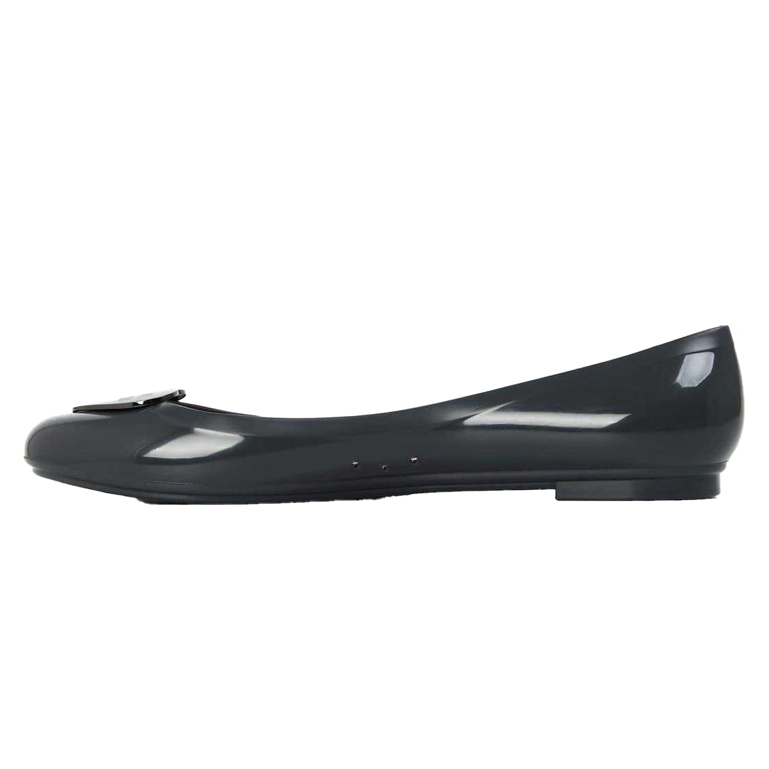 Anthracite - Back - Love Moschino Womens-Ladies Ballet Flats