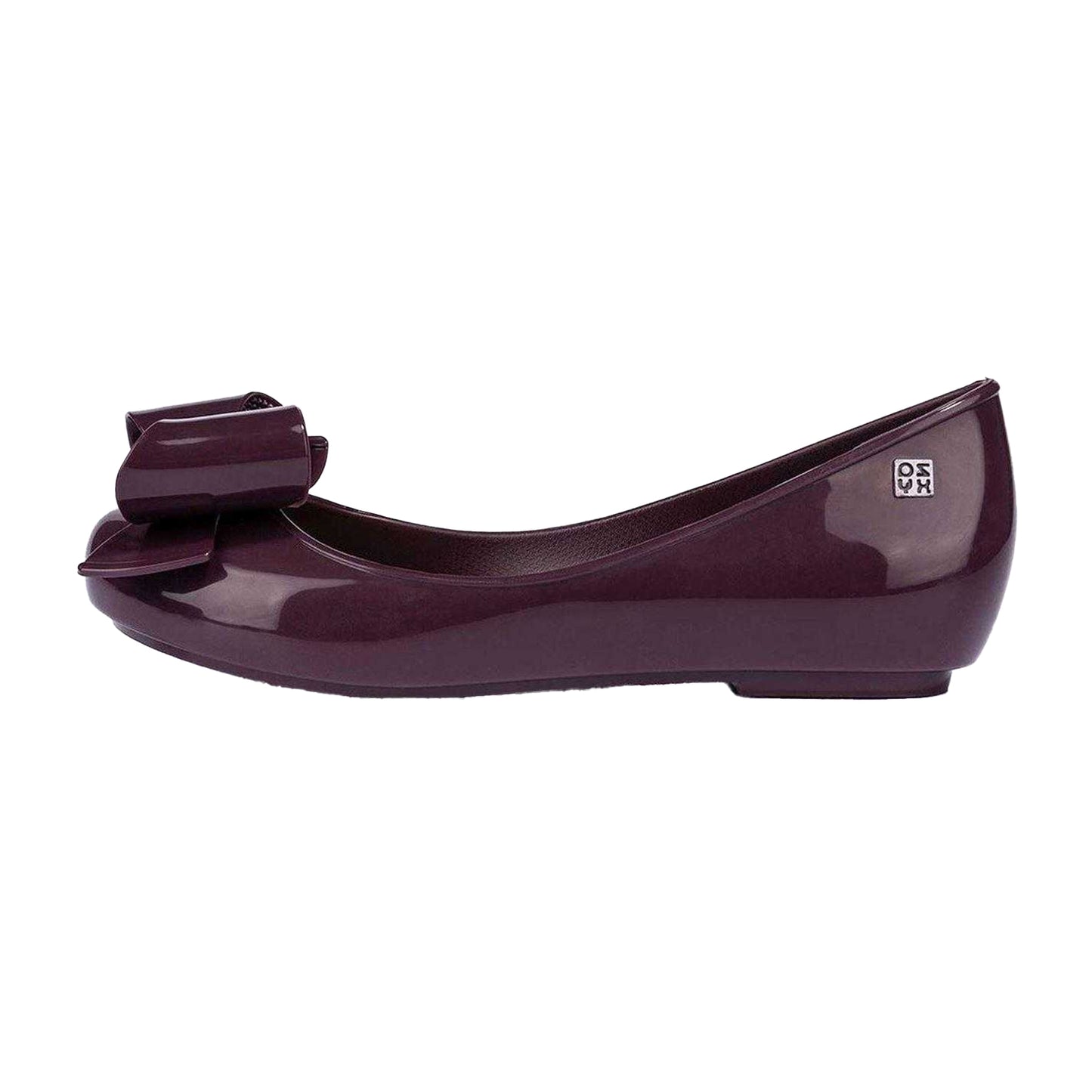 Burgundy - Back - Zaxy Womens-Ladies Pop Icon Ballet Flats