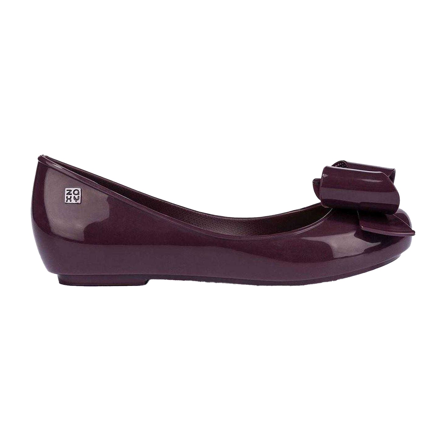 Burgundy - Front - Zaxy Womens-Ladies Pop Icon Ballet Flats