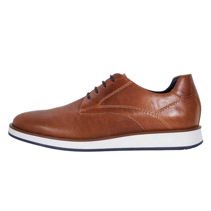 Tan - Side - Dune London Mens Leather Derby Shoes